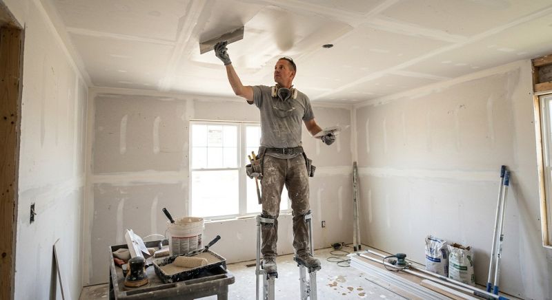 Ceiling Drywall Installation in Overland Park, KS