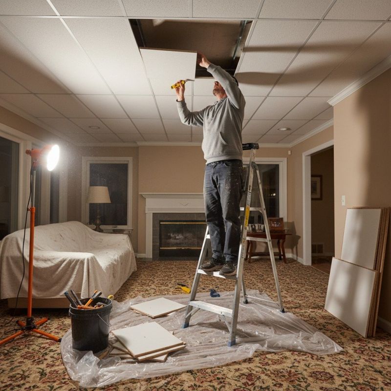 Ceiling Drywall Repair