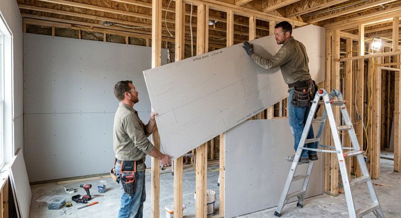 Garage Wallboard Installation in Olathe, KS