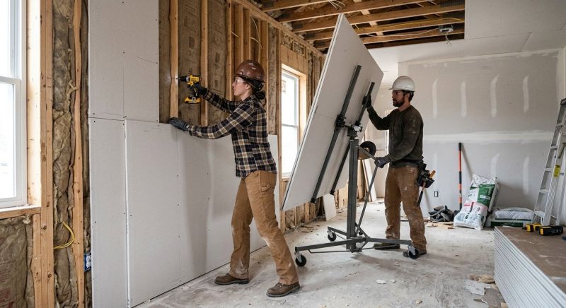 House Drywall Installation in Wilmington, NC